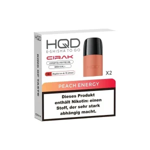 HQD Cirak Pods Peach Energy