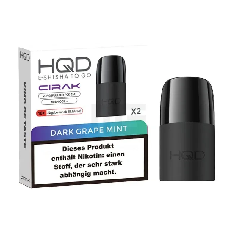 HQD – Cirak – Prefilled Pod – Dark Grape Mint – 2ml – 2er Pack