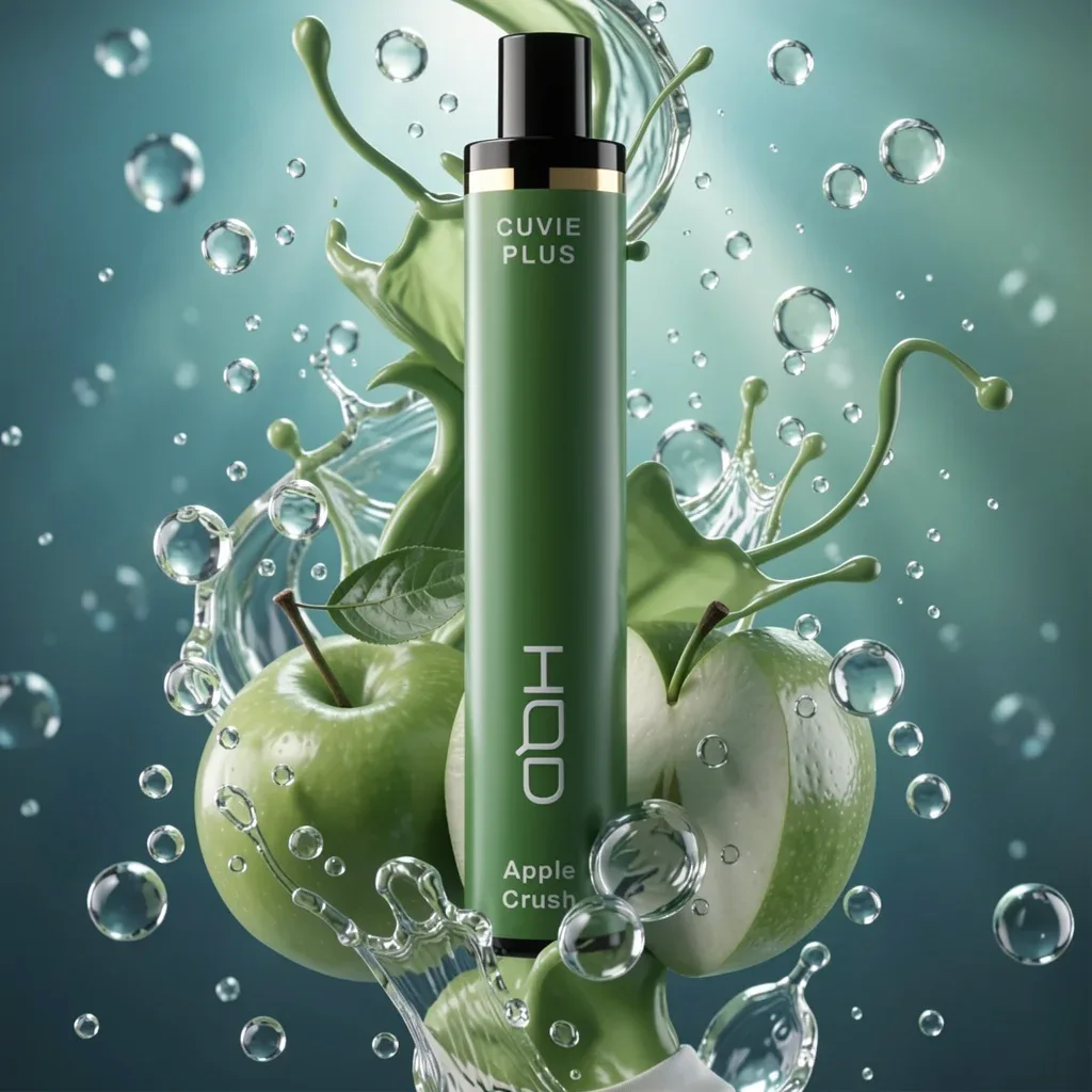 HQD Cuvie Plus 1200 Puffs – Apfel Crush, 5% Nikotin