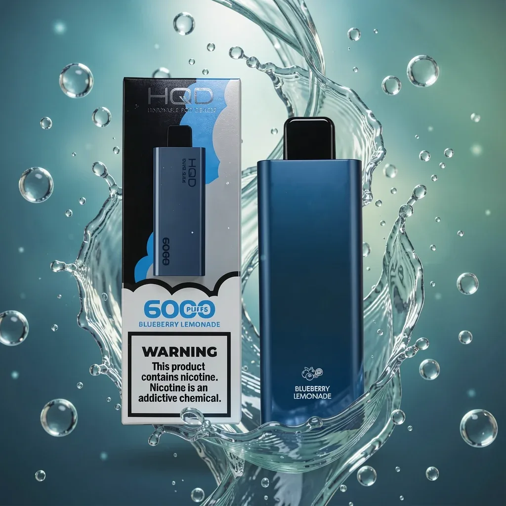 HQD Cuvie Slick 6000 Züge 15 ml E-Liquid – Blaubeer-Limonade
