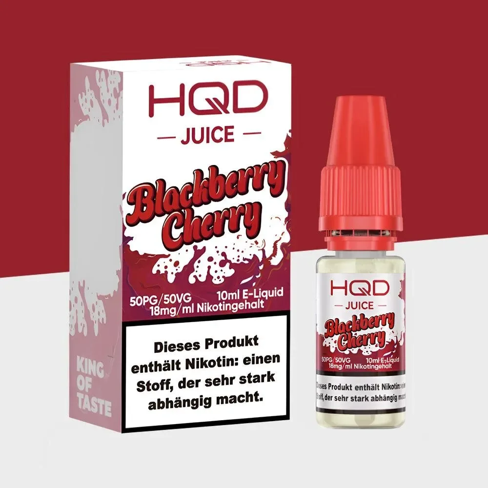 HQD Juice – Blackberry Cherry 18mg/ml – E-Liquid