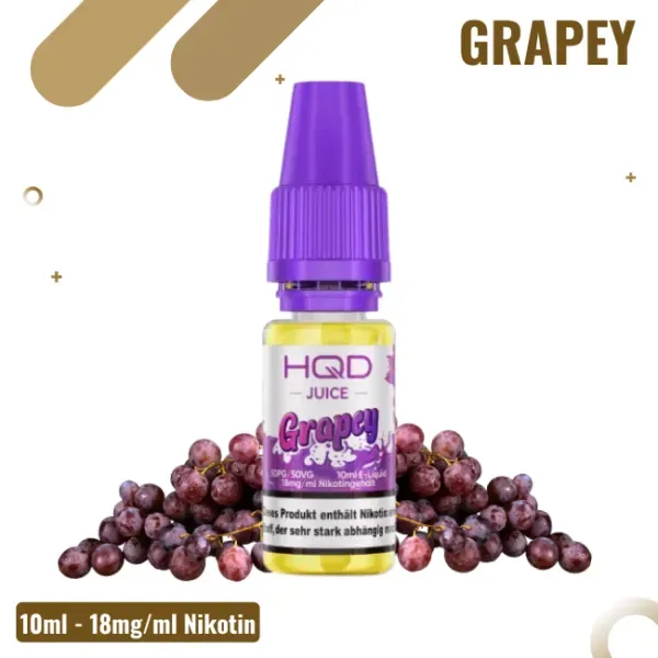 HQD Juice – Grapey – 18mg/ml Nikotin – Liquid