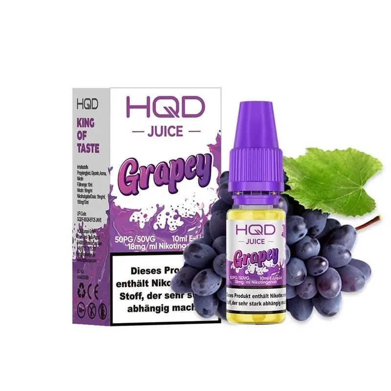 HQD Juice Nikotinsalz Liquid Grapey 18 mg/ml