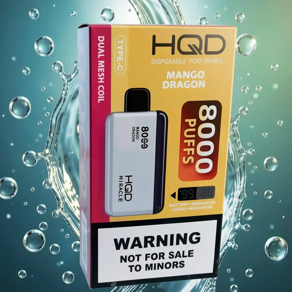 HQD Miracle 8000 Puffs Mango Drachenfrucht