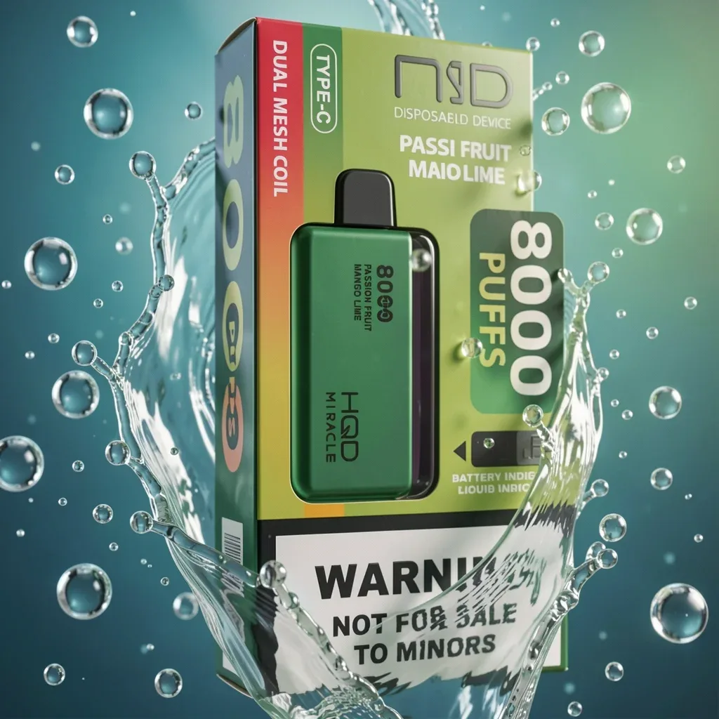 HQD Miracle 8000 Puffs Passionsfrucht Mango Limette