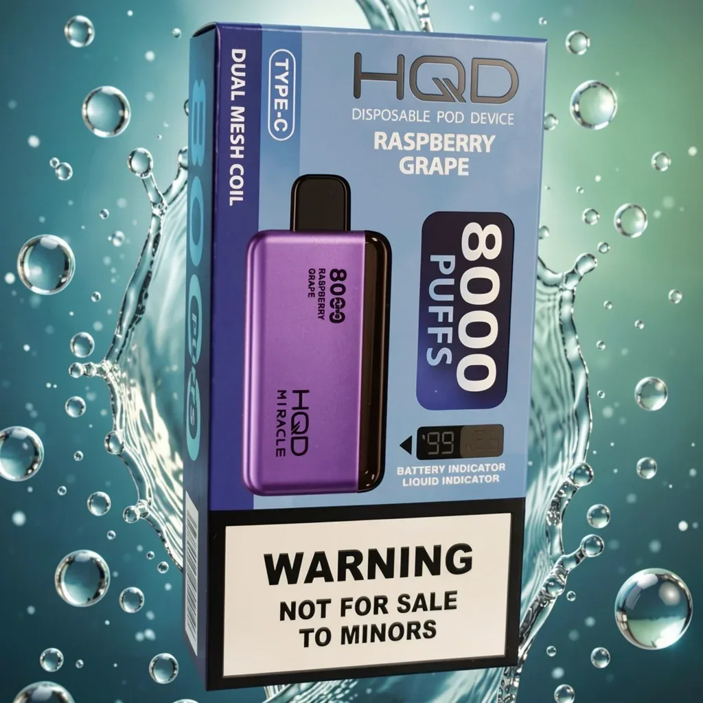 HQD Miracle 8000 Züge Traube Geschmack