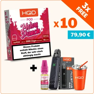 HQD POD - ¡10 sabores a elegir!