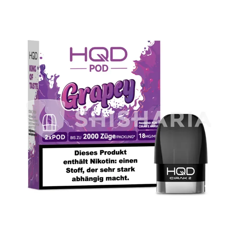 HQD Pods E-Zigarette Vape – Grapey