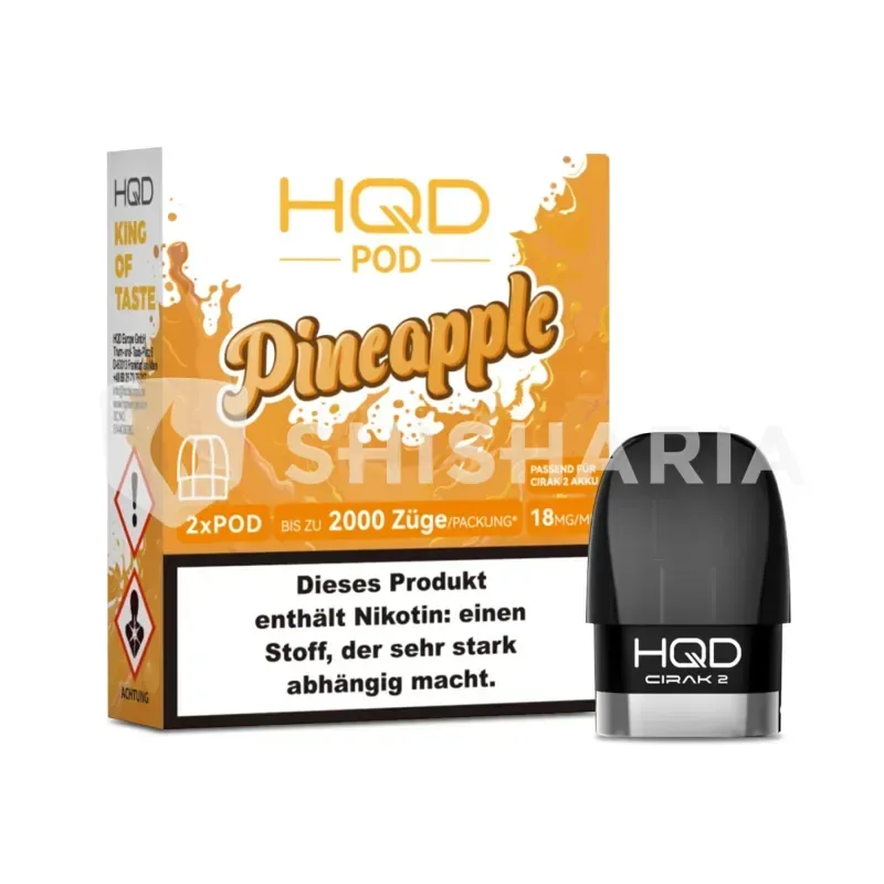 HQD Pods E-Zigarette Vape – Pineapple