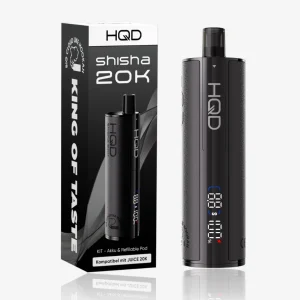 HQD SHISHA 20K – Black