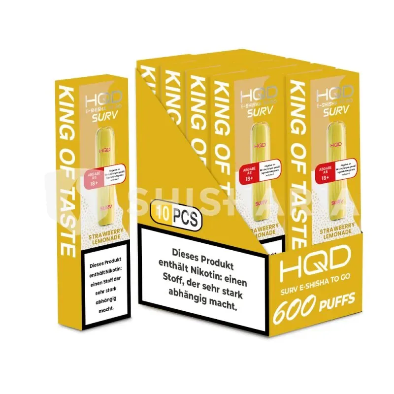 HQD Surv Strawberry Lemonade – 10er Box