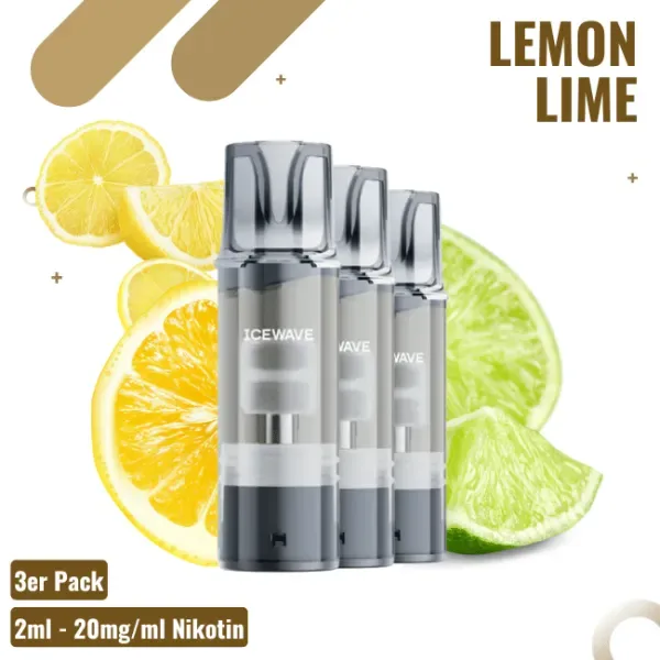 Icewave Pod – Lemon Lime – 3er Pack