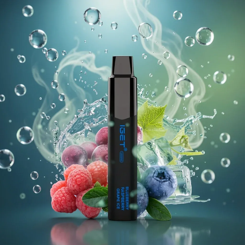 IGET Legend 4000 Puff – Blaubeere Himbeere Traube Eis 12ml