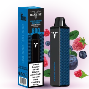 Ignite 600 Blueberry Raspberry 20mg