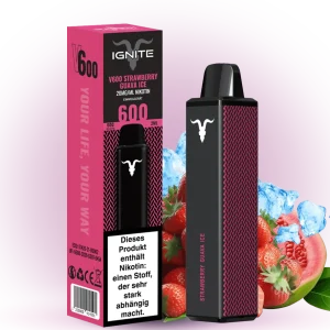 Ignite 600 Strawberry Guv Ice 20mg