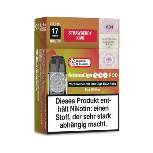 InnoCigs – Eco Pod – Strawberry Kiwi – 2St