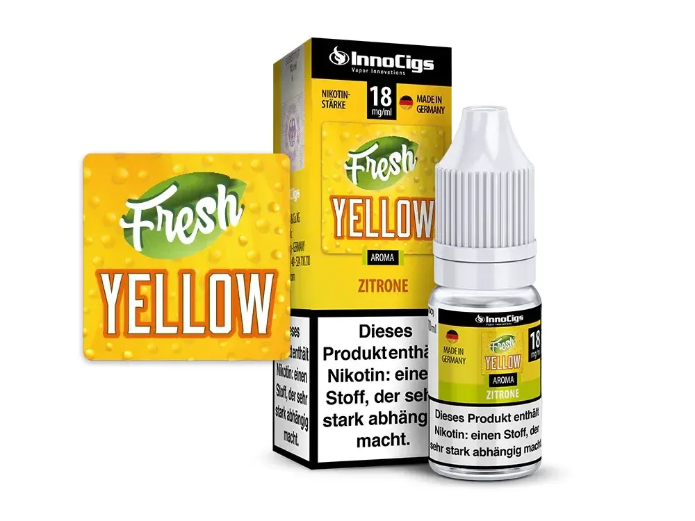 InnoCigs – Fresh Yellow – Zitrone – Liquid