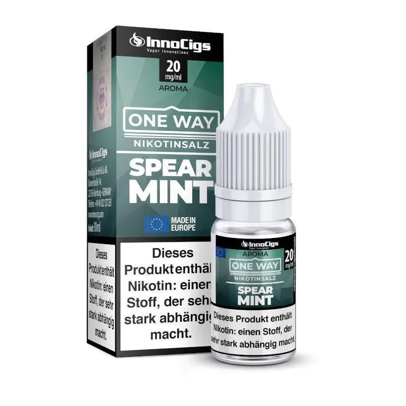 InnoCigs – One Way – Nikotinsalz Liquid – Spearmint-20mg
