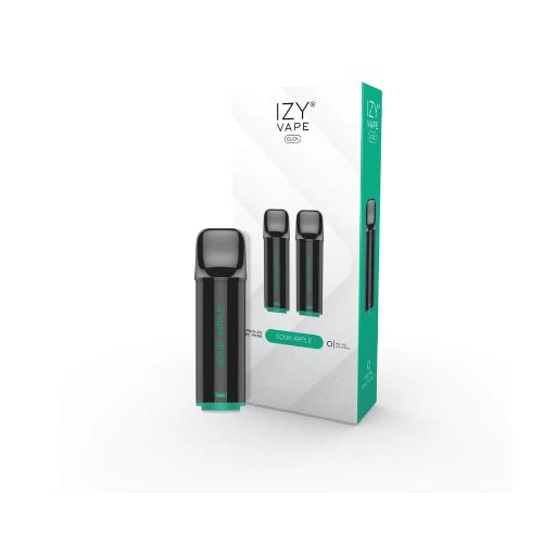 IZY Vape Click Sour Apple Prefilled Pods 2x2ml 0mg