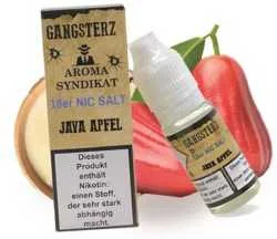 Java Apfel Liquid Gangsterz Nikotinsalz 10ml