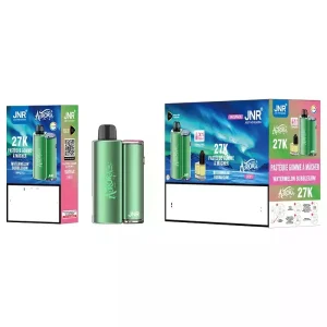 JNR AURORA 27K Züge Einweg E Zigarette Wiederaufladbar Pod System