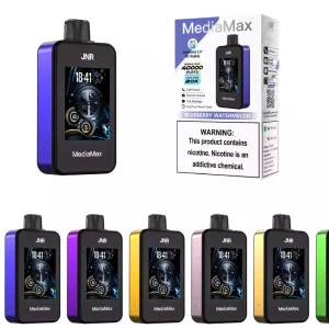 JNR Media Max 40K Züge Einweg E Zigarette Dual Mesh Digital Display