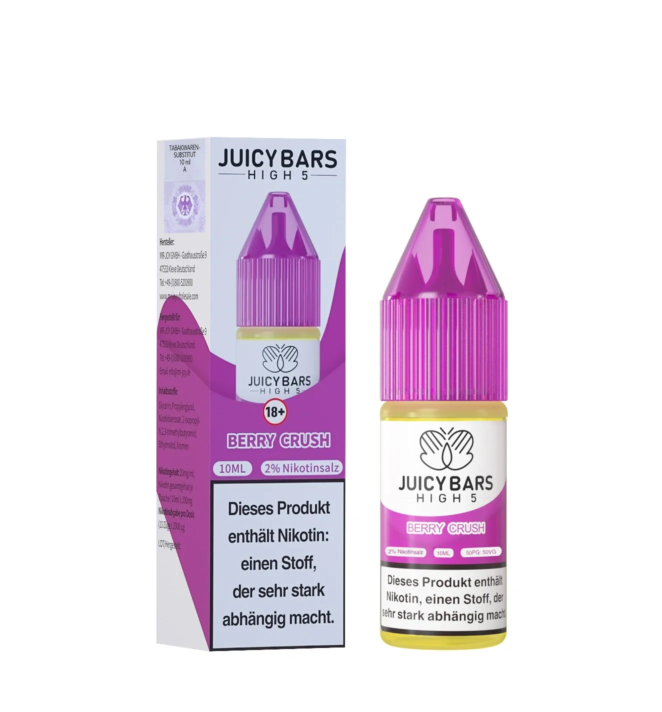 Juicy Bars High 5 Nic Salt – Berry Crush