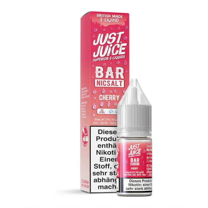 Just Juice – Bar – Nikotinsalz Liquid – Cherry-20 mg/ml