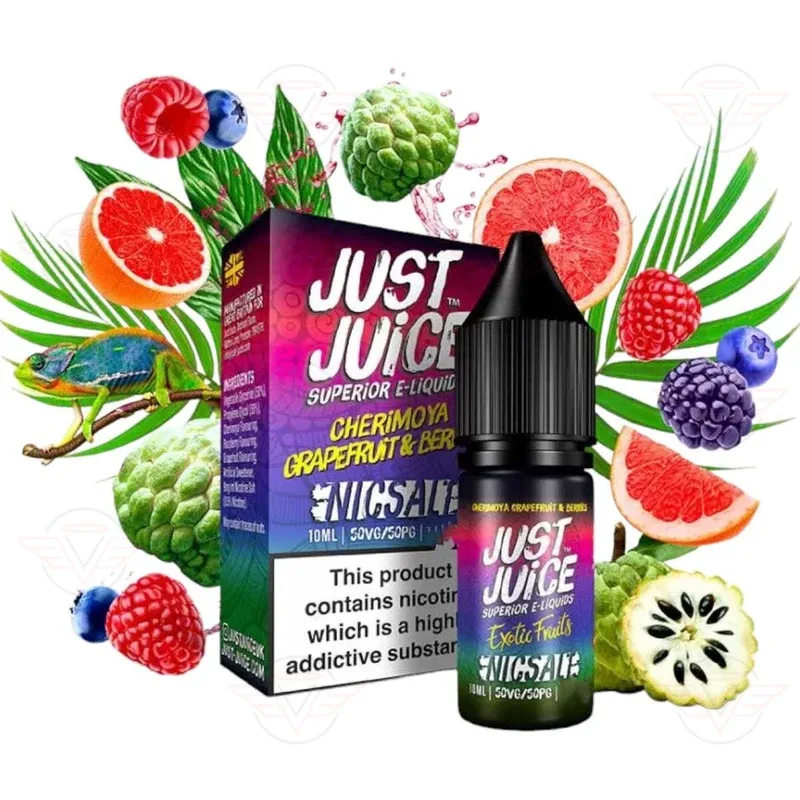 Just Juice – Cherimoya, Grapefruit & Berries Nic Salt 5mg/ml