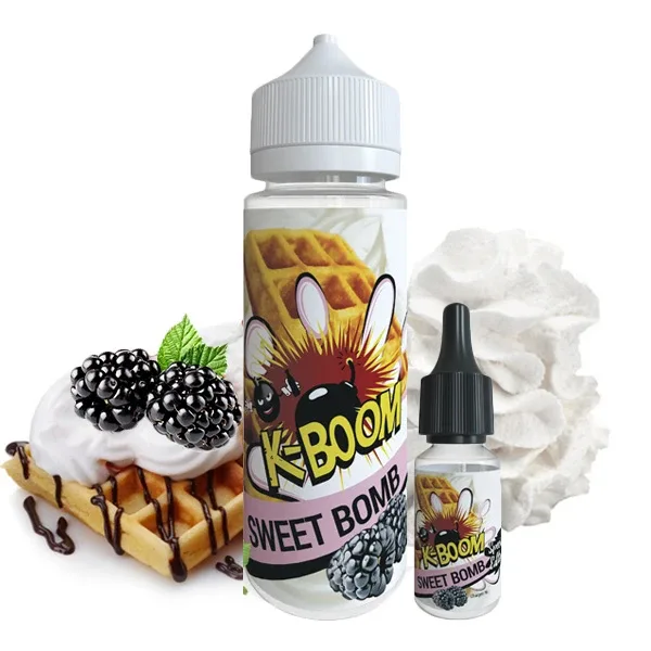 K-Boom – Sweet Bomb Aroma 10ml + 120ml Leerflasche