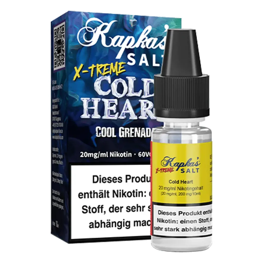 Kapka’s Flava – Cold Heart X-TREME – Nikotinsalz (Nikotinsalzliquid, 10 ml, 60% VG / 40% PG)