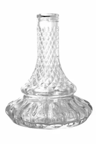 Kaya Shisha Ersatzglas – Clear Crystal Ø42mm ohne Gewinde