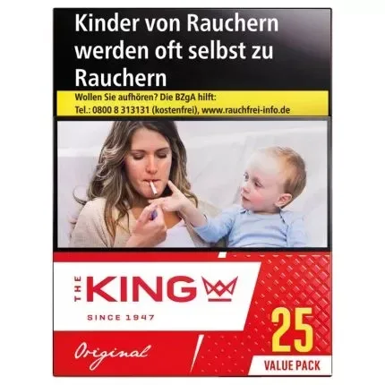 King Zigaretten Original Red Value Pack (7.50€) Stange (8×25)