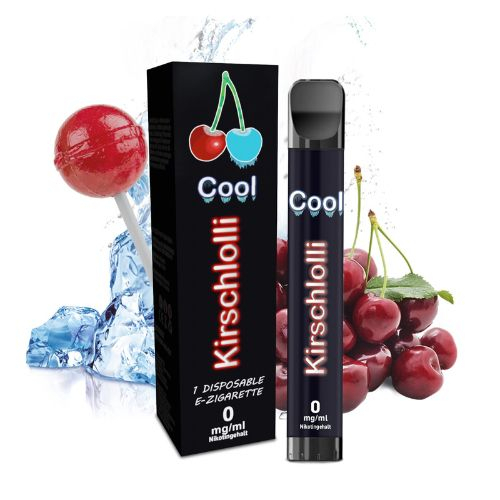 Kirschlolli Cool Einweg E-Zigarette 0mg