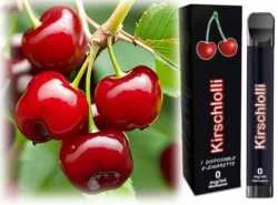 Kirschlolli Lolli mit Kirschen 20mg/ml oder nikotinfrei Einweg