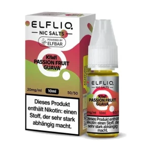 Kiwi Passion Fruit Guava - Elfliq by Elfbar Nikotinsalz Liquid (10/20mg/ml)