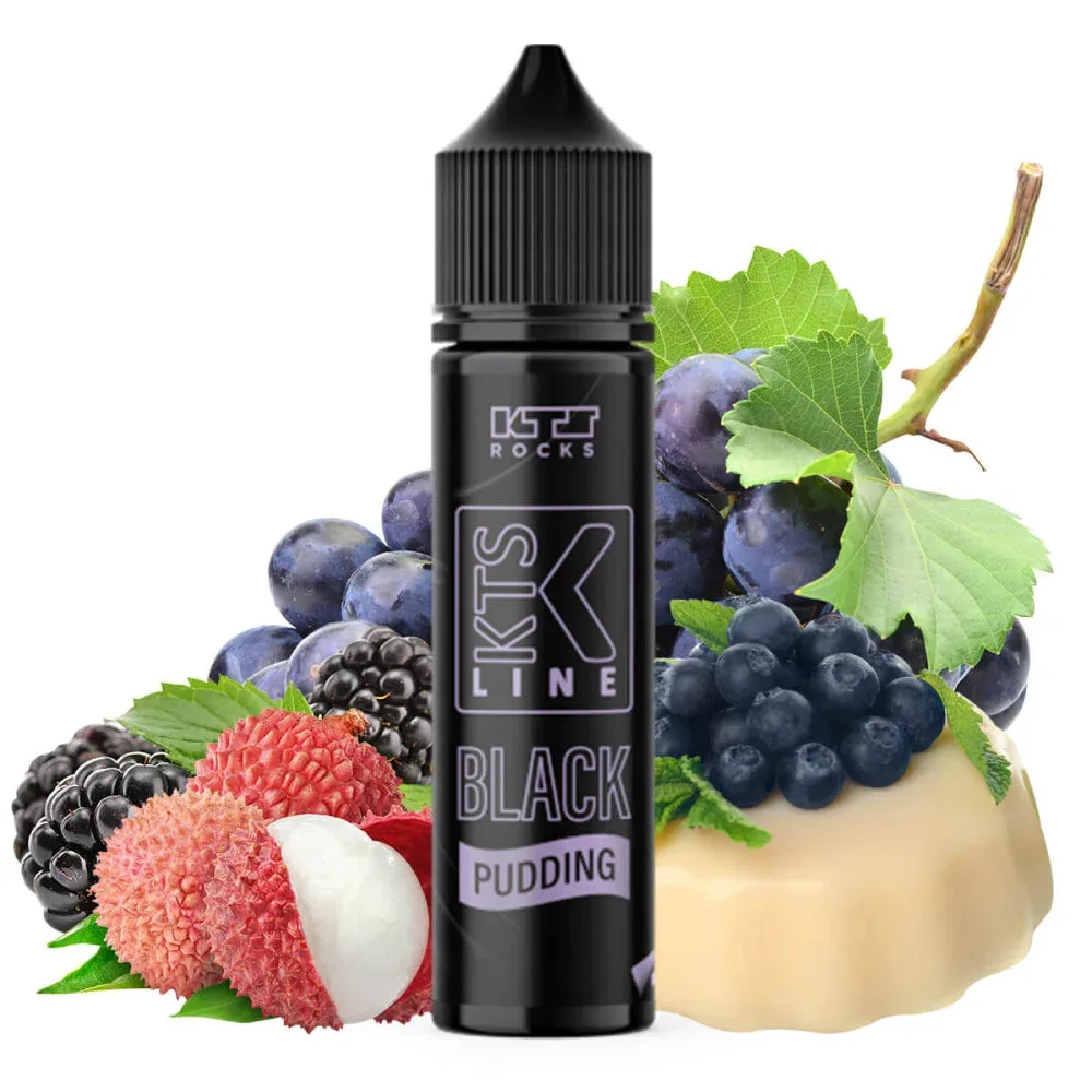 KTS e-Liquids – Black Pudding (Longfill, 60 ml, Fruchtig, Dessert)