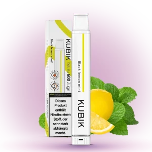 Kubik 600 Black Lemon Mint