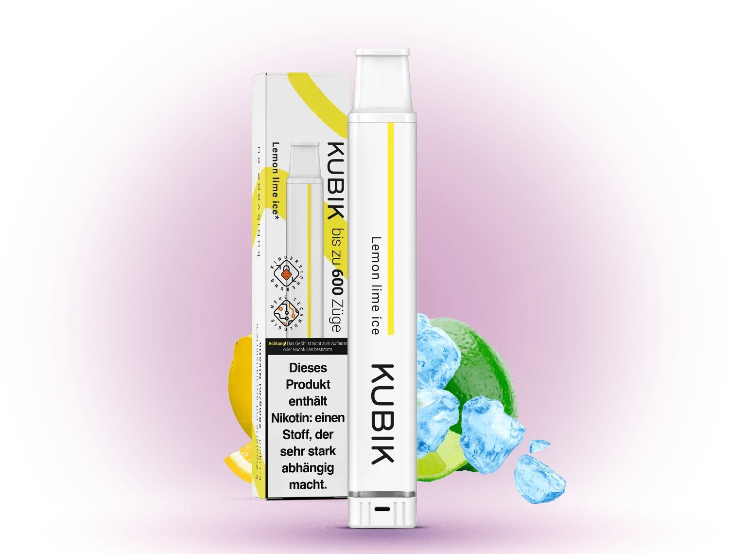 Kubik 600 Lemon Lime Ice