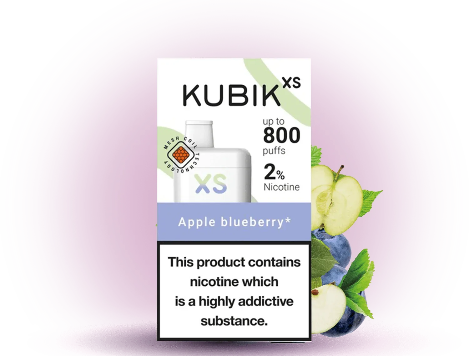 KUBIK XS 800 Apple Blueberry