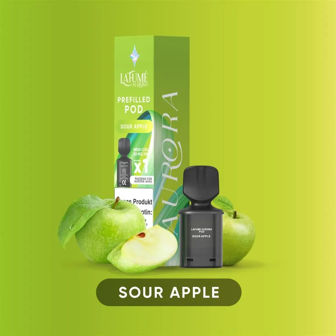 La Fume Aurora – Sour Apple – Pod