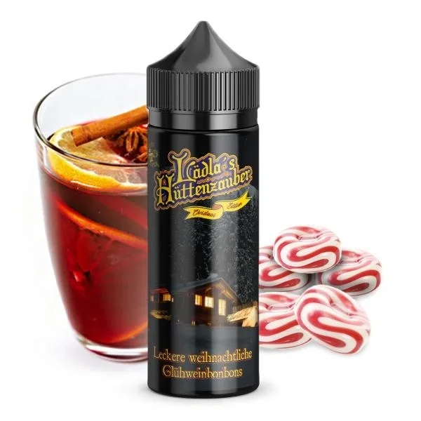Lädla Juice LÄDLAS Hüttenzauber Leckere Weihnachtliche Glühweinbonbons Aroma 20ml