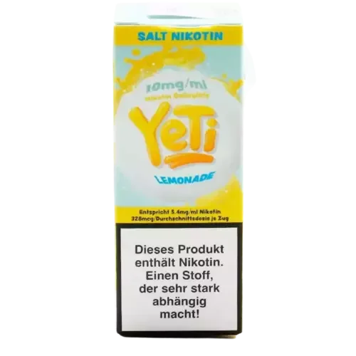 Lemonade (Nic Salt) – Yeti