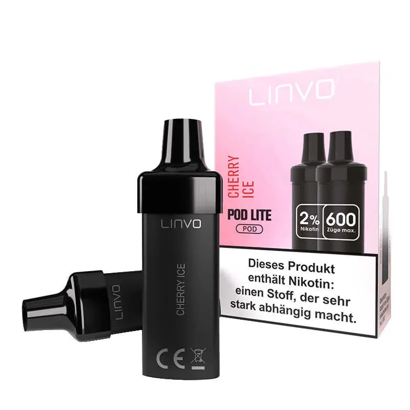 Linvo Pod Lite Cartridge – (2 Stück pro Packung) – Cherry Ice
