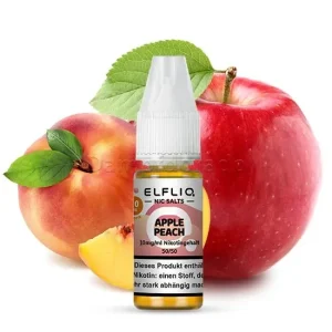 Liquid Apple Peach | Elfliq NicSalts Elf Bar | Dampfdorado