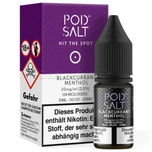 Liquid Blackcurrant Menthol | Pod Salt Nikotinsalz
