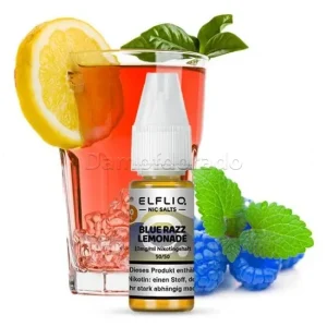 Liquid Blue Razz Lemonade | Elfliq NicSalts Elf Bar