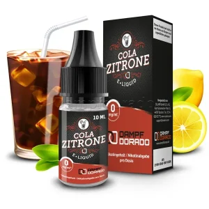 Liquid Cola Zitrone für die E-Zigarette | Dampfdorado