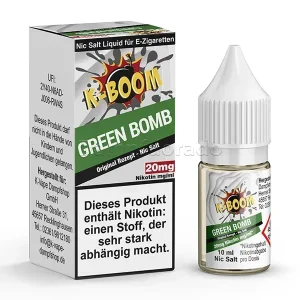 Liquid Green Bomb | K-Boom Nikotinsalz | Dampfdorado