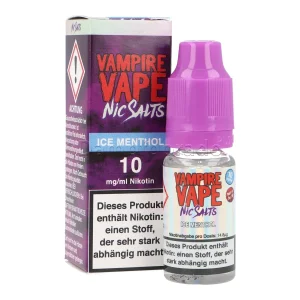 Liquid Ice Menthol | Vampire Vape Nikotinsalz | Dampfdorado